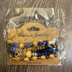 Stackable Beaded Bracelet Set